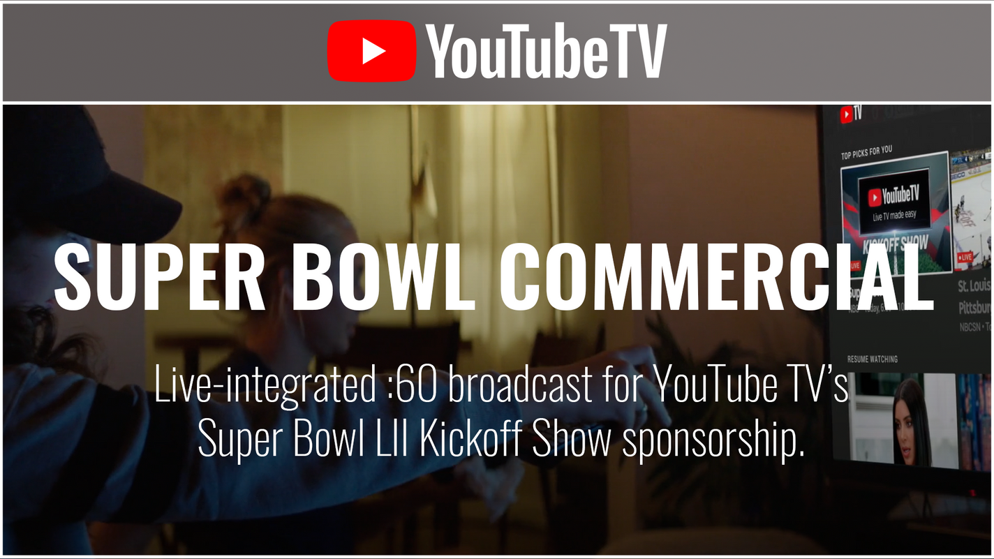 YouTube TV - Super Bowl LII
